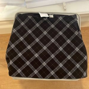 H&M plaid skirt
